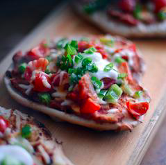 Nacho pizza