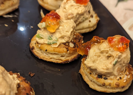 Smoked Cream Cheese Filled Bagel Puff Recipe