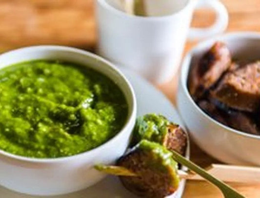 Smoked Chorizo & Arugula Pesto Recipe