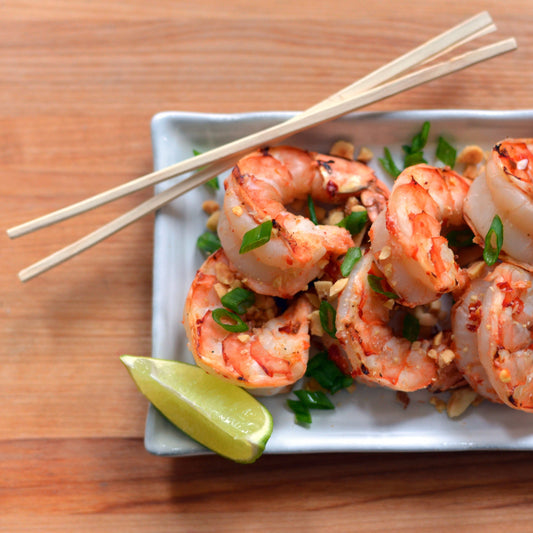 Thai garlic shrimp