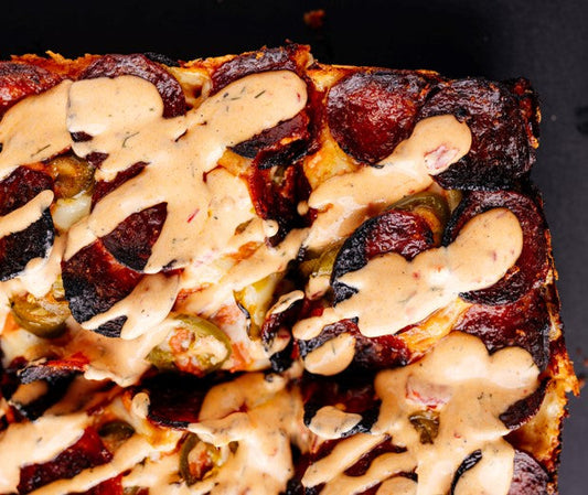 Vodka Pepperoni Detroit-Style Pizza