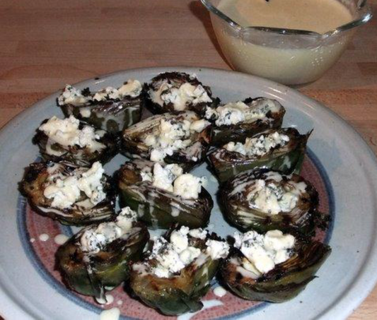 Grilled Artichokes with Grilled Lemon Mayonnaise