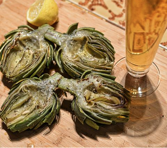 Lemon Grilled Artichokes