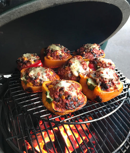 Char-Grilled Stuffed Peppers Recipe