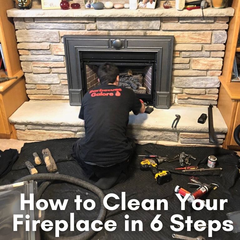 Fireplace Clean How To Clean Fireplace Logs , How to Clean a Gas Fireplace Without ...