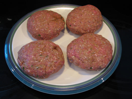Perfectly formed burgers