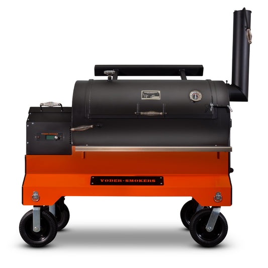 YODER SMOKERS YS1500S COMPETITION PELLET GRILL AND CART