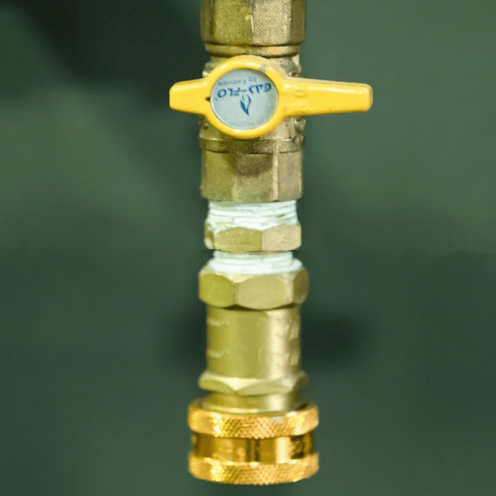 Barbecues Galore Barbecue Parts > Hoses & Fittings > Fittings Brass Fitting - HMPHMP 1/2" Male to 1/2" Male Pipe Thread