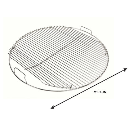 Grill Care 17436 22.5" Round Hinged Stainless Steel Cooking Grate