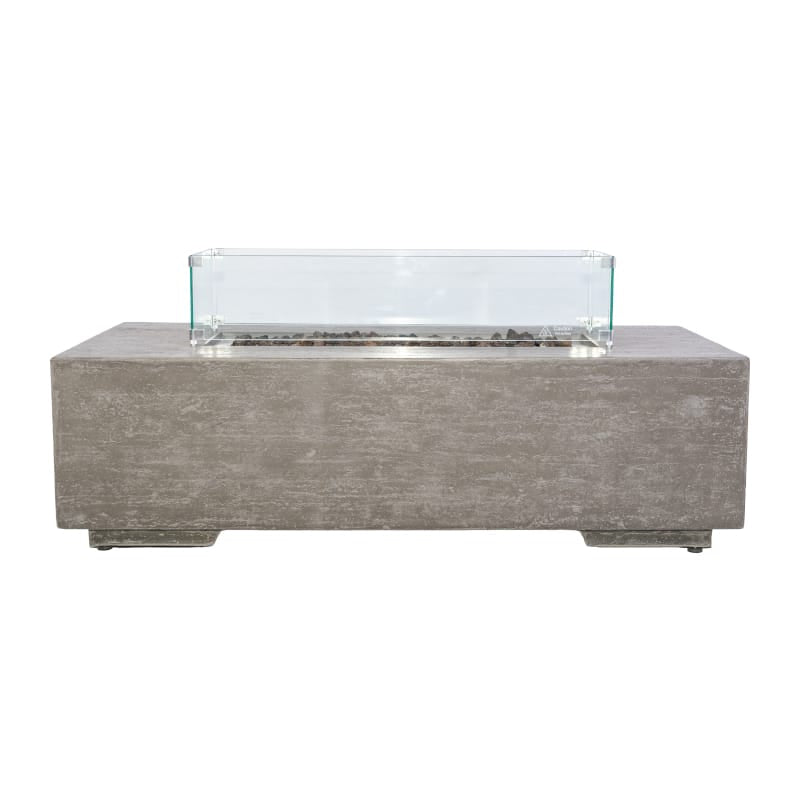 1867 Outdoor Living > Firepits > Gas Firepits 1867 Brannan Rectangular Fire Table