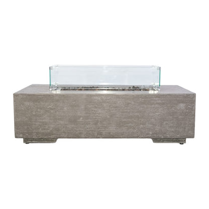 1867 Outdoor Living > Firepits > Gas Firepits 1867 Brannan Rectangular Fire Table