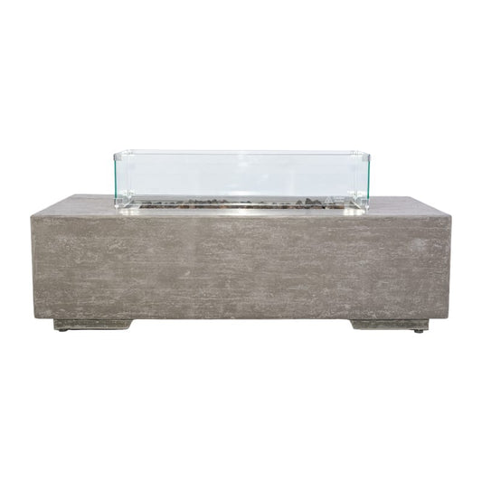 1867 Outdoor Living > Firepits > Gas Firepits 1867 Brannan Rectangular Fire Table