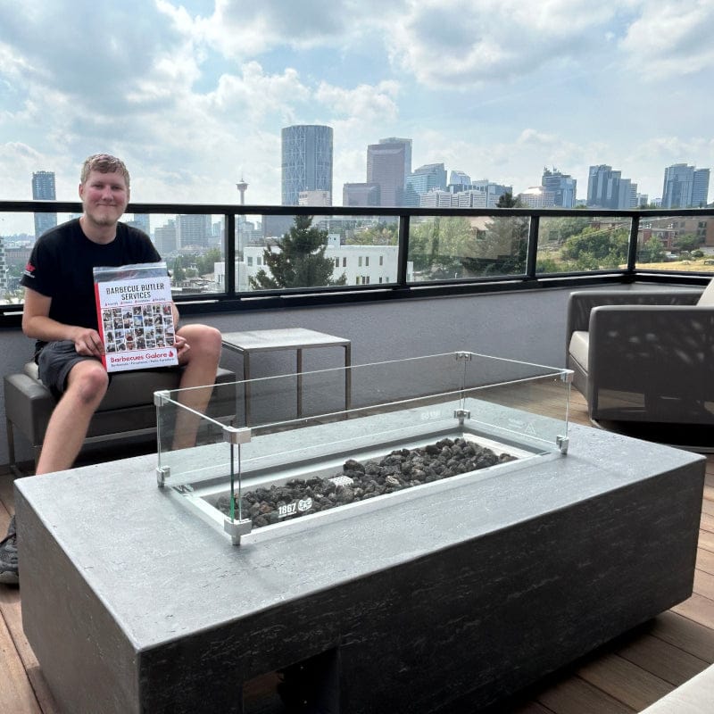 1867 Outdoor Living > Firepits > Gas Firepits 1867 Brannan Rectangular Fire Table