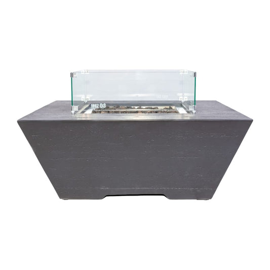 1867 Outdoor Living > Firepits > Gas Firepits 1867 O'Hara Fire Table Coffee Black w/Fabric Cover
