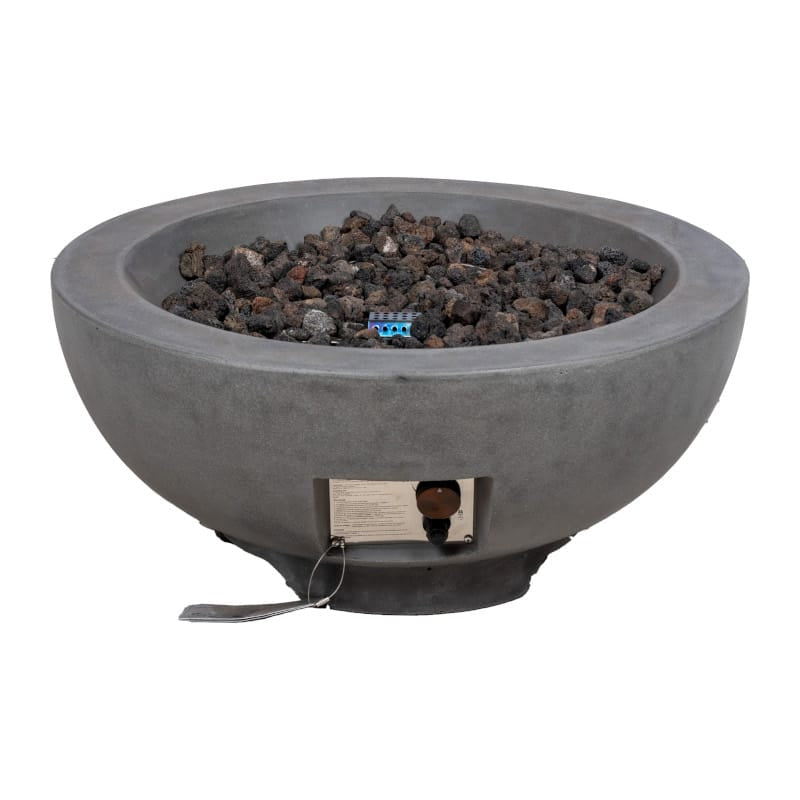 1867 Outdoor Living > Firepits > Gas Firepits 1867 The Hayward Round Fire Bowl