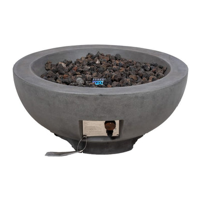 1867 Outdoor Living > Firepits > Gas Firepits 1867 The Hayward Round Fire Bowl
