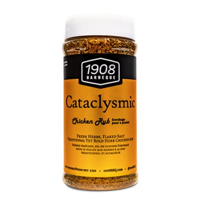 1908 Barbecue Edibles > Seasoning > Rubs 1908 Barbecue Cataclysmic Chicken Rub