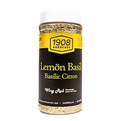 1908 Barbecue Edibles > Seasoning > Rubs 1908 Barbecue Lemon Basil Rub