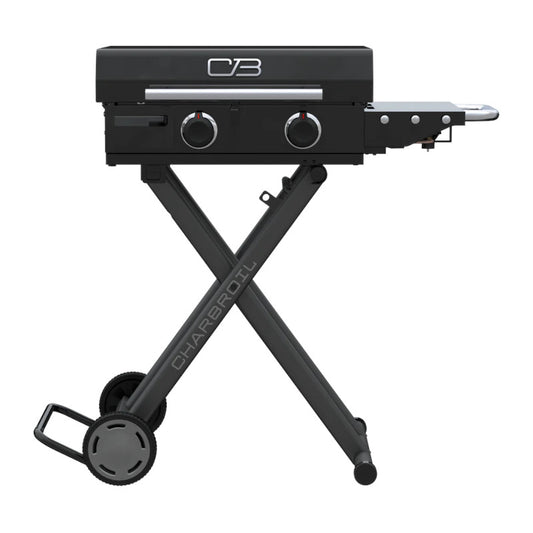Charbroil 2 Burner Folding Cart Griddle