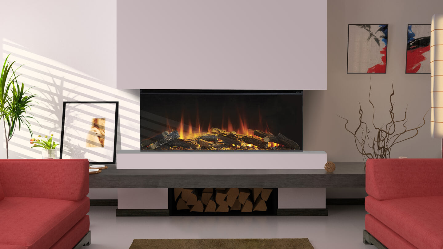 British Fires New Forest 48" Electric Fireplace
