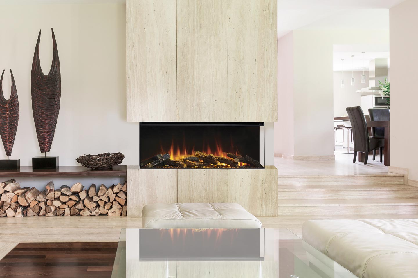 British Fires New Forest 48" Electric Fireplace