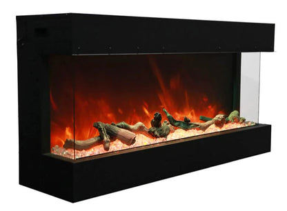 Amantii Tru-View 40" 3-Sided Linear Electric Fireplace