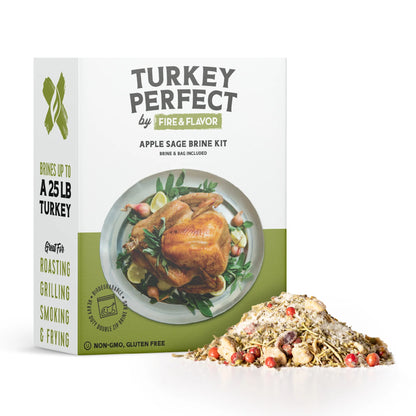 Fire & Flavor Apple Sage Turkey Brine Kit - Gluten Free