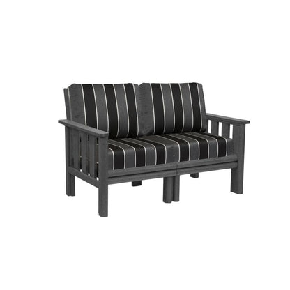 C.R. Plastic Products Stratford Deep Seating Loveseat with Sunbrella Cushions