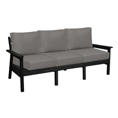 C.R. Plastic Products Tofino Deep Seating  Sofa with Sunbrella Cushions