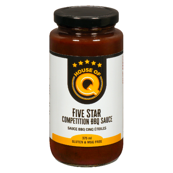 House of Q Competition BBQ Sauce: 5 Star Sweet and Tangy - Gluten Free