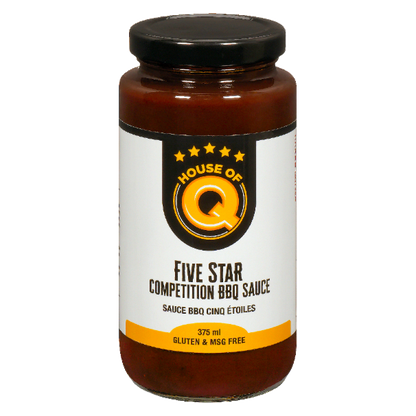 House of Q Competition BBQ Sauce: 5 Star Sweet and Tangy - Gluten Free