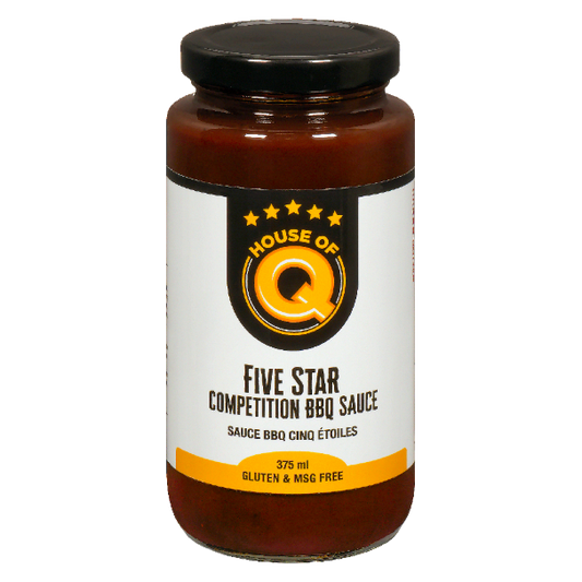 House of Q Competition BBQ Sauce: 5 Star Sweet and Tangy - Gluten Free