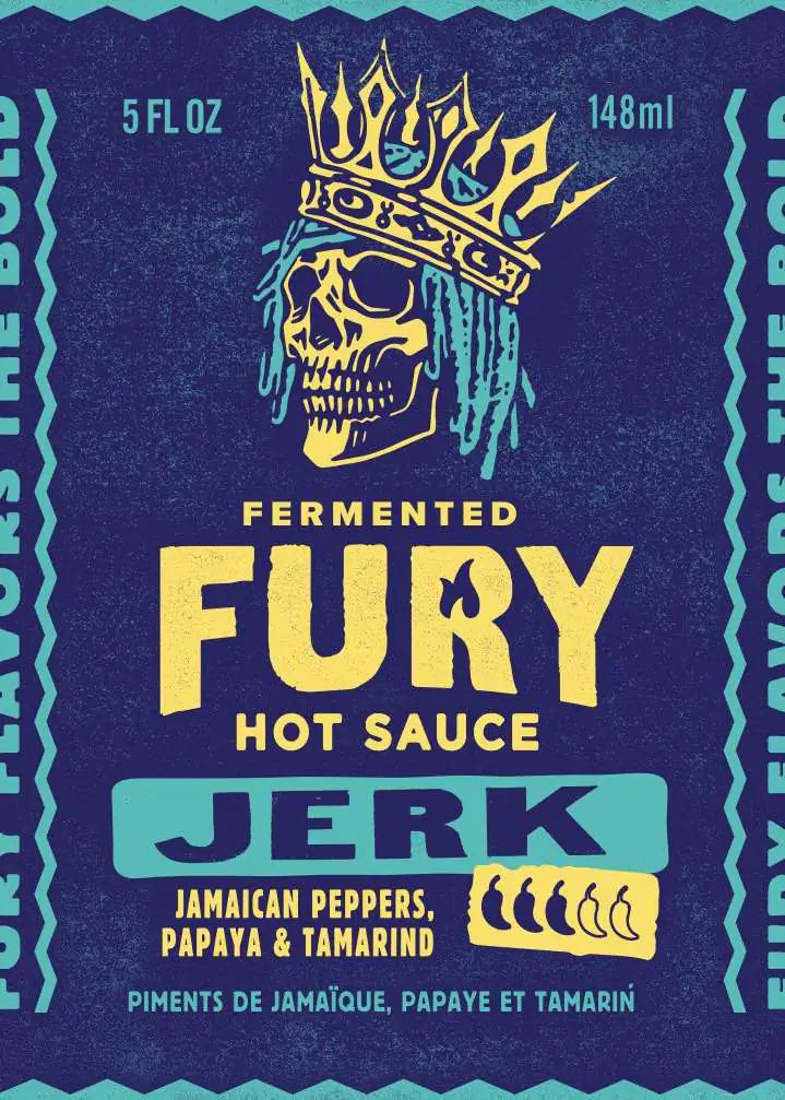 Fury Jerk Hot Sauce - 5 oz