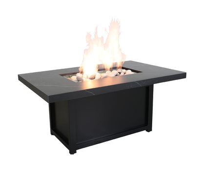 Cabana Coast Origin Rectangular 50" x 32" Fire Table