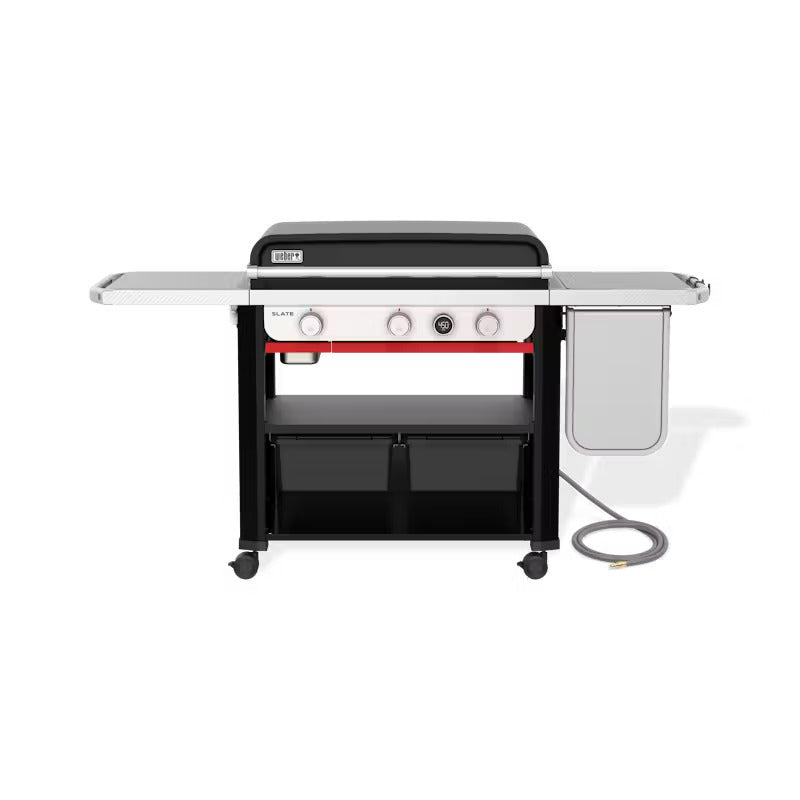 Weber Slate 30" Rust-Resistant Griddle with Extendable Side Table