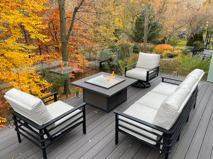 Outdoor GreatRoom Brooks Square Fire Table