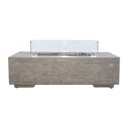 1867 Brannan Rectangular Fire Table