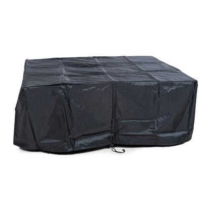 1867 O'Hara Fire Table Coffee Black w/Fabric Cover