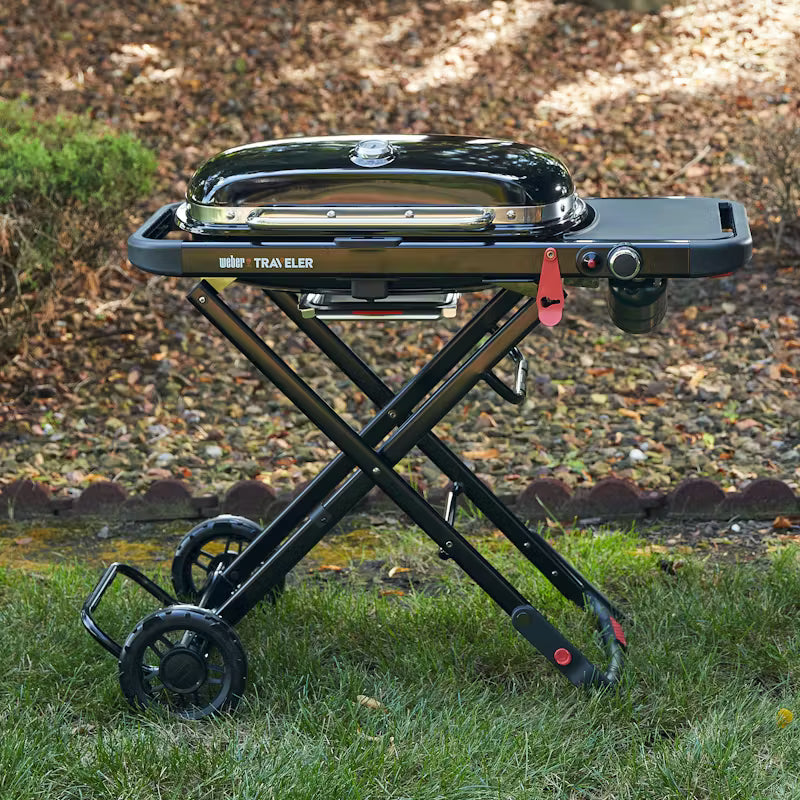 Weber Traveler Portable Gas Grill | Barbecues Galore Weber Traveler Portable Gas Grill | Barbecues Galore