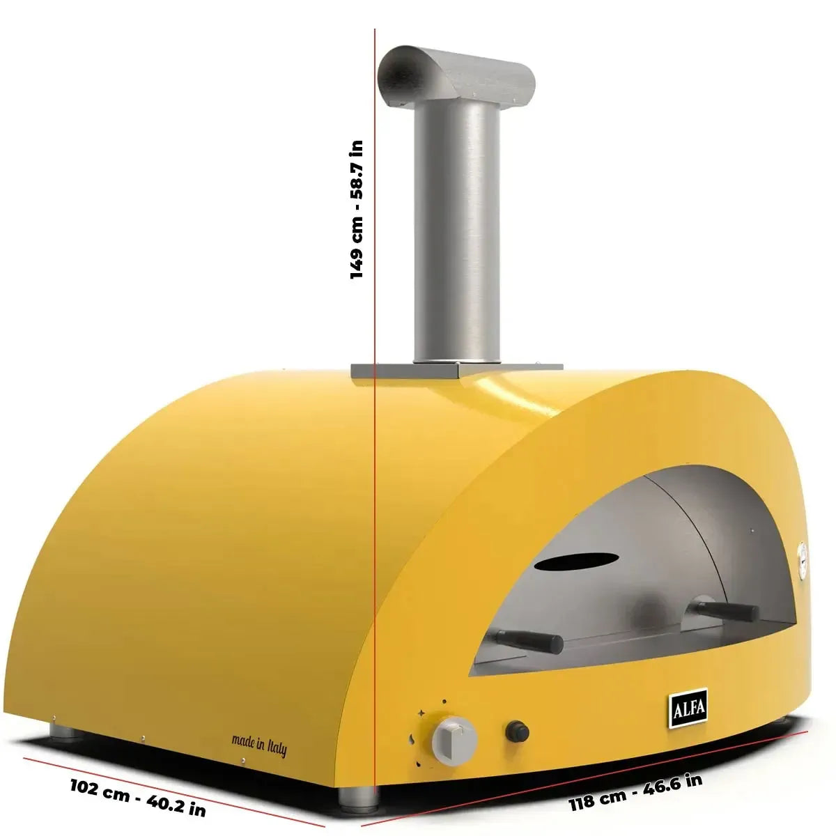 Alfa Outdoor Cooking > Pizza Ovens Alfa Moderno 5 Pizze Pizza Oven