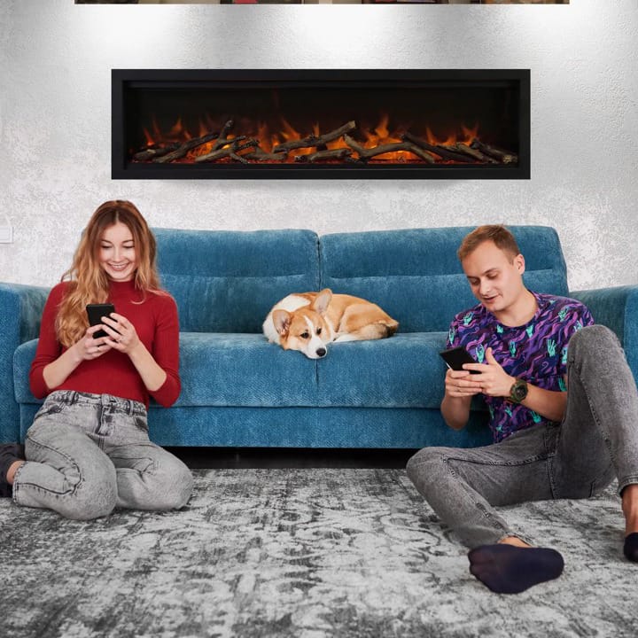 Ambiance Fireplaces > Electric Fireplaces > Linear Ambiance 50" Impressionist Lumina Electric Fireplace