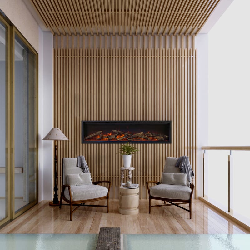 Ambiance Fireplaces > Electric Fireplaces > Linear Ambiance 50" Impressionist Lumina Electric Fireplace