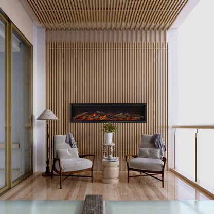 Ambiance Fireplaces > Electric Fireplaces > Linear Ambiance 50" Impressionist Lumina Electric Fireplace