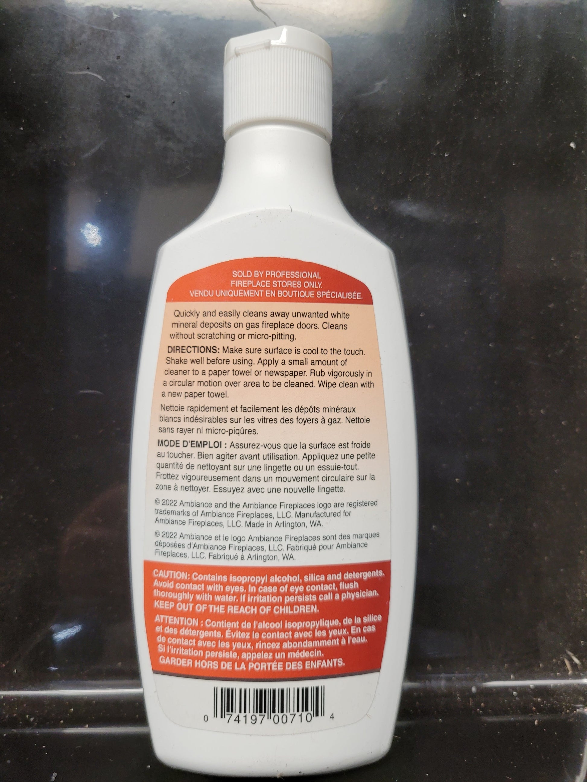 Ambiance Fireplaces > Fireplace Accessories > Cleaner Ambiance/MEECO Gas Fireplace Glass Cleaner