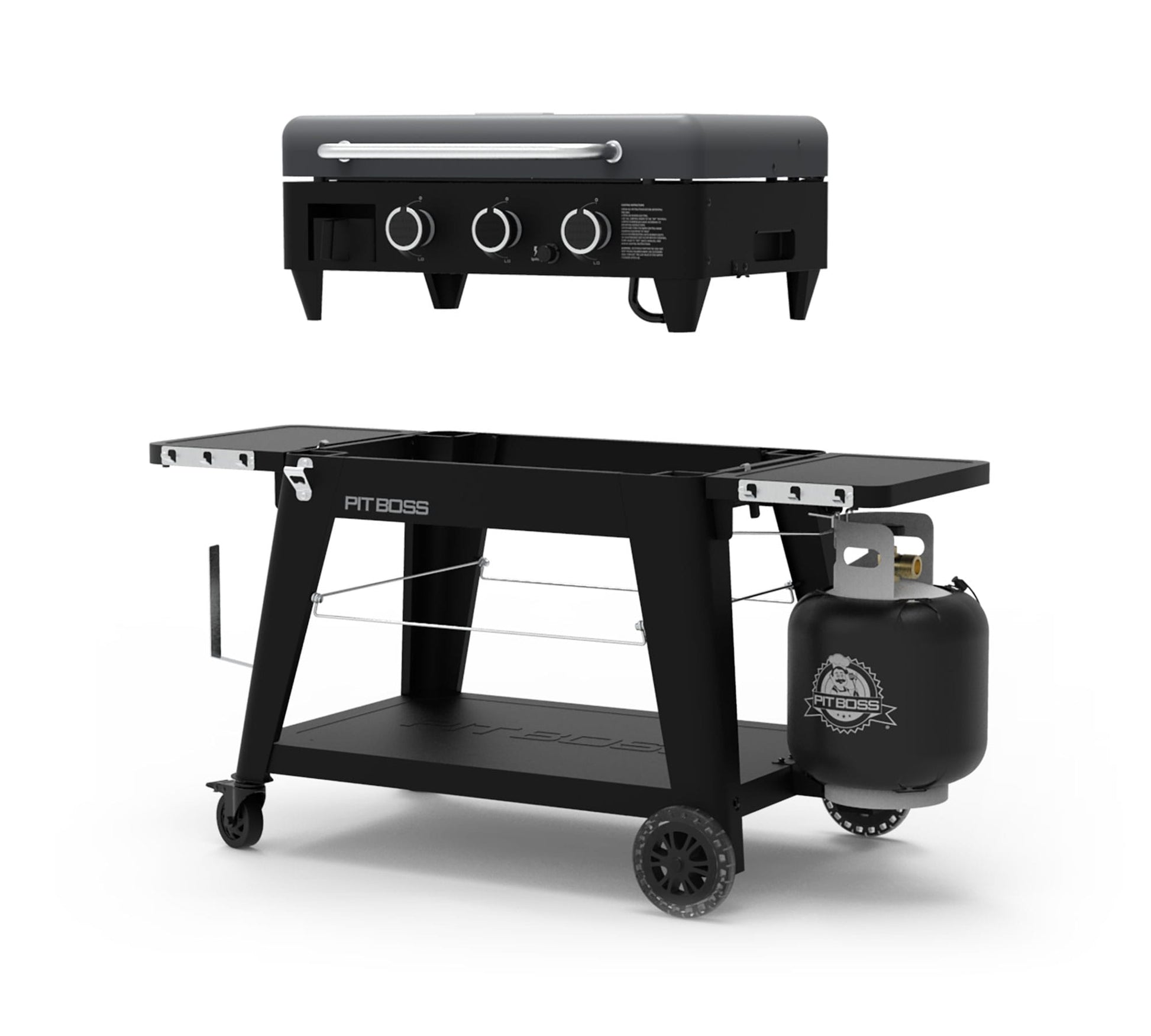 Ambiance Outdoor Cooking > Gas Grills > Griddle Ambiance 3 Burner Lift Off Griddle