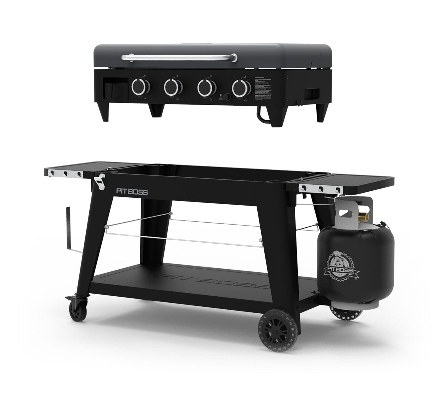 Ambiance Outdoor Cooking > Gas Grills > Griddle Ambiance 4 Burner Lift Off Griddle