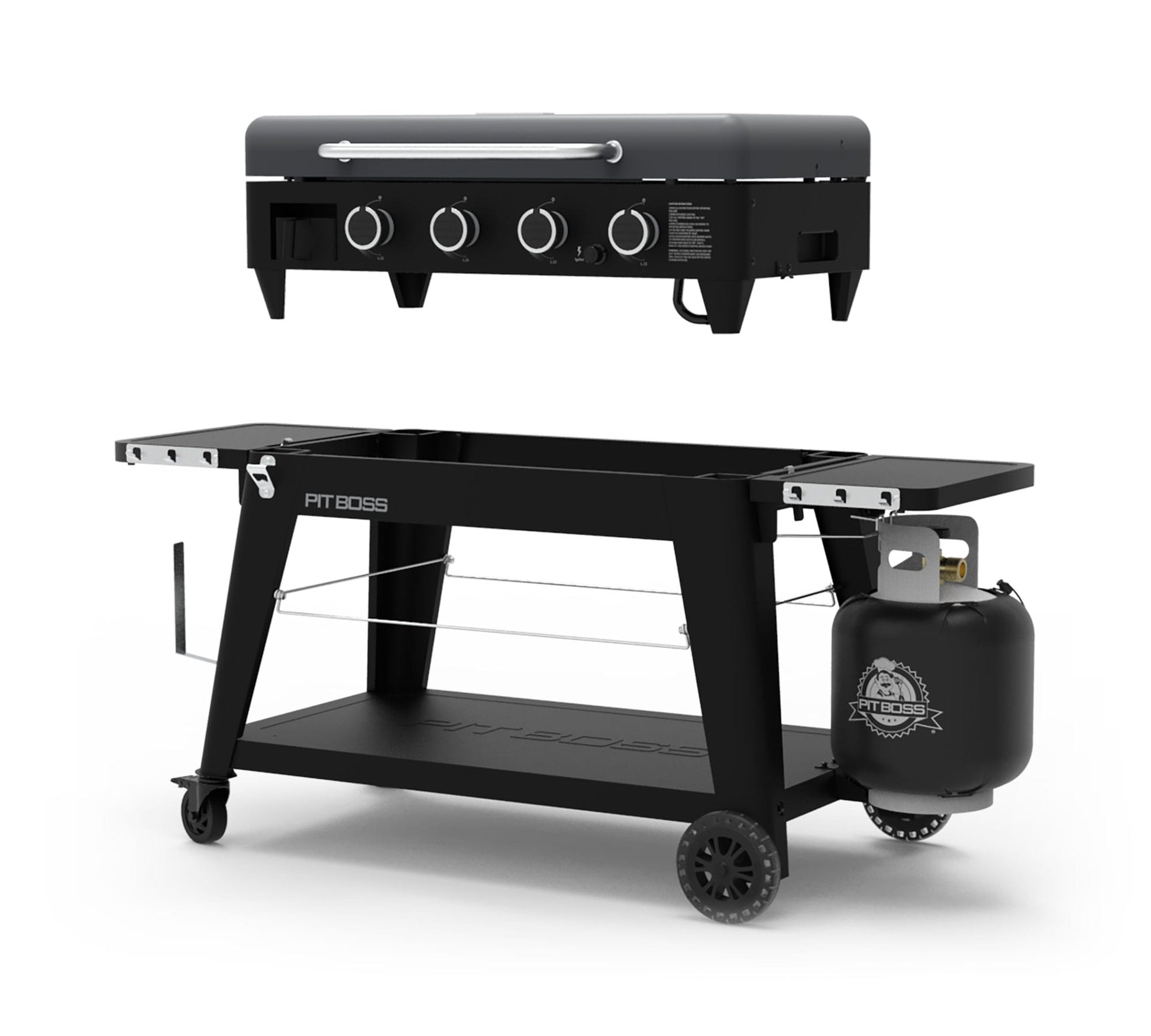Ambiance Outdoor Cooking > Gas Grills > Griddle Ambiance 4 Burner Lift Off Griddle