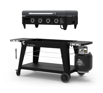 Ambiance Outdoor Cooking > Gas Grills > Griddle Ambiance 4 Burner Lift Off Griddle