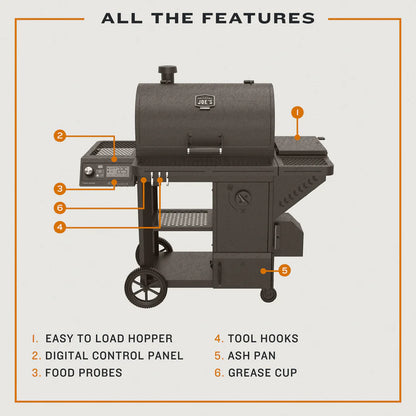 Oklahoma Joe's Tahoma 1200A DLX Auto-Feed Charcoal Grill