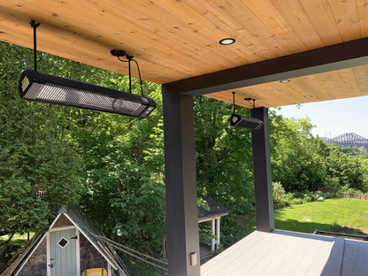 Aura Outdoor Living > Heating > Patio Heaters > Mountable Aura Carbon Black Patio Heater